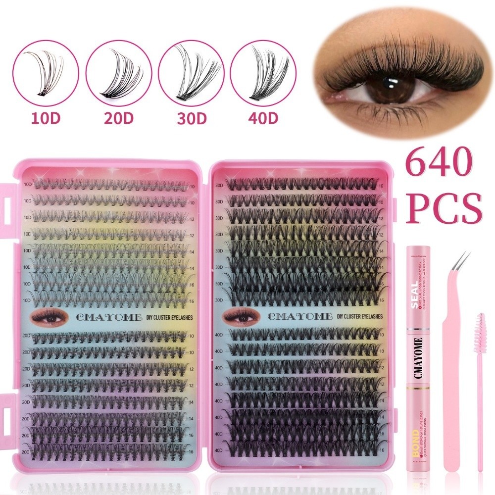 Eyelash Extension Kits - Bond and Seal False Eyelashes Natural