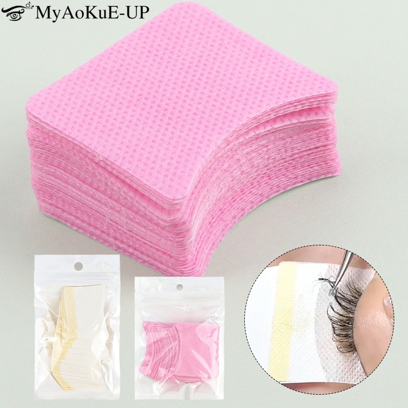 Eyelash Extension Removal - 40pcs Eyelash Extension Remover Cotton Pad