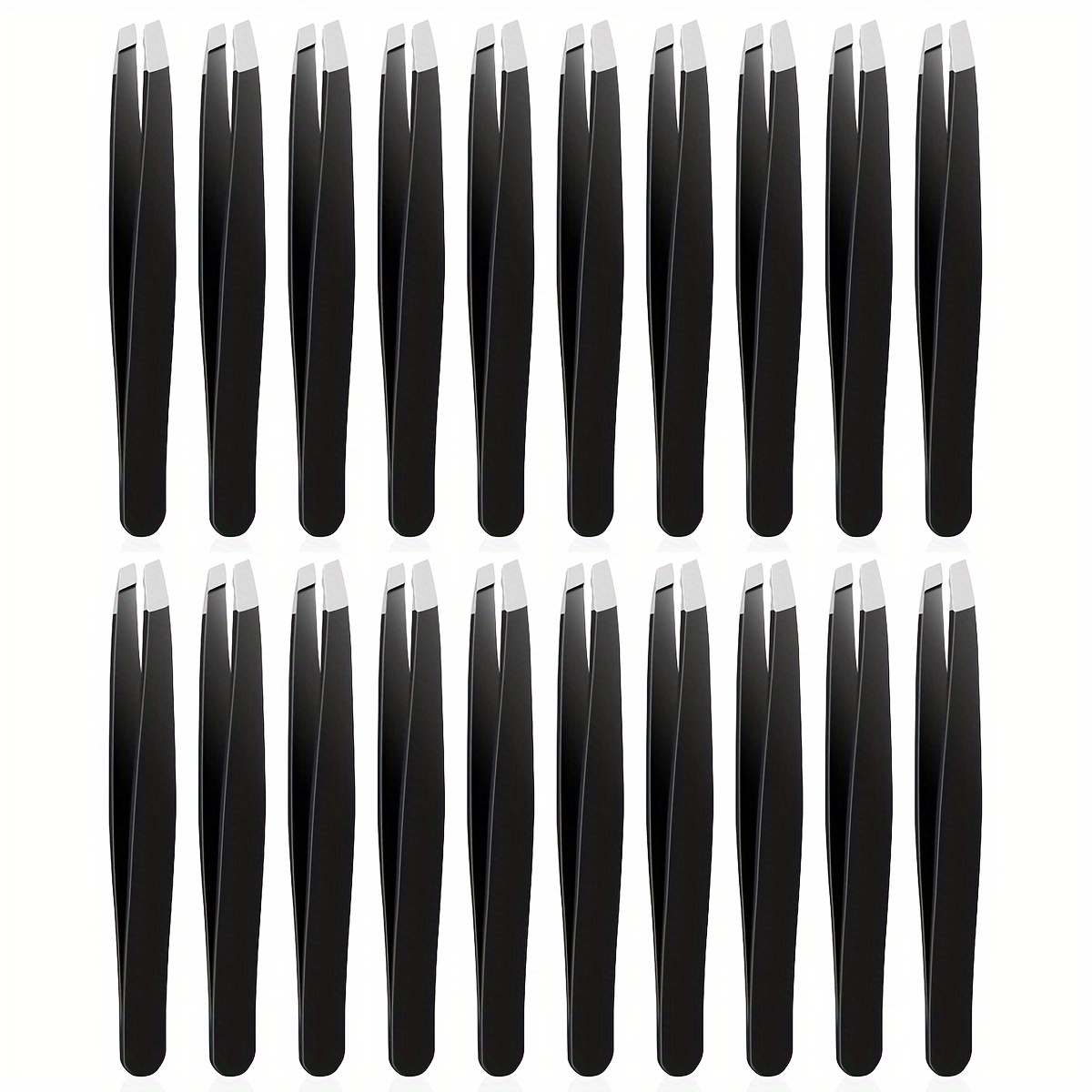 Eyelash Extension Removal - 1/20pcs Precision Stainless Steel Tweezers Set,
