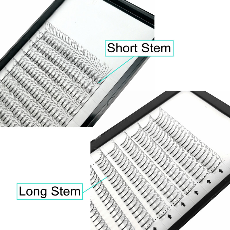 5 Trays/Lot Long Stem High Qua - огляд і ціна Eyelash Extension Human Hair