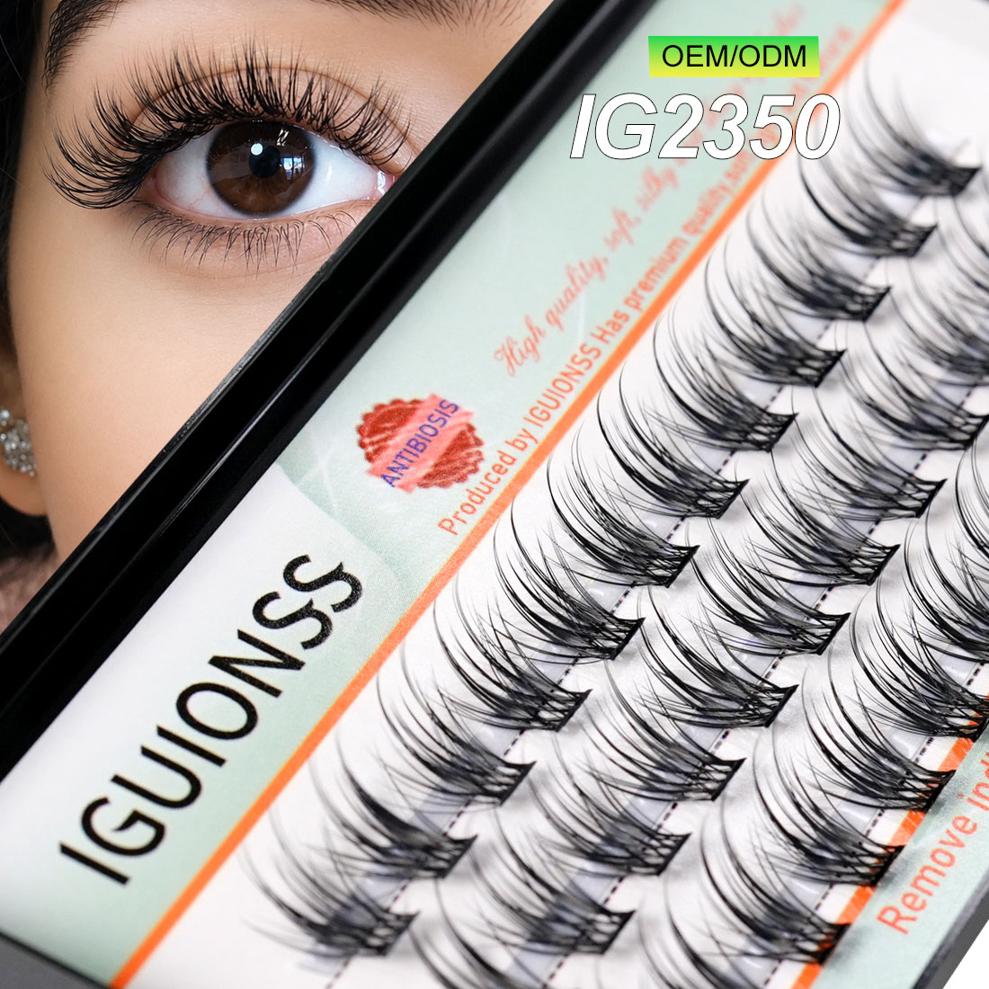 IGUIONSS OEM ODM Segmented Eye - огляд і ціна Eyelash Extension Human Hair