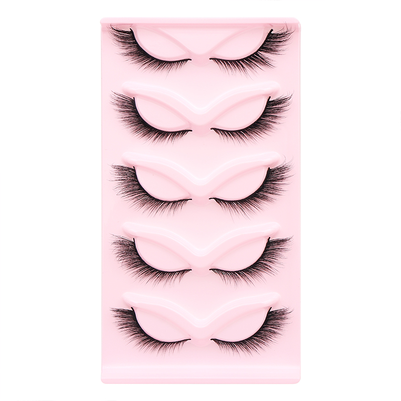 5 Pairs Fluffy False Eyealshes - огляд і ціна Eyelash Extension Fox Eye
