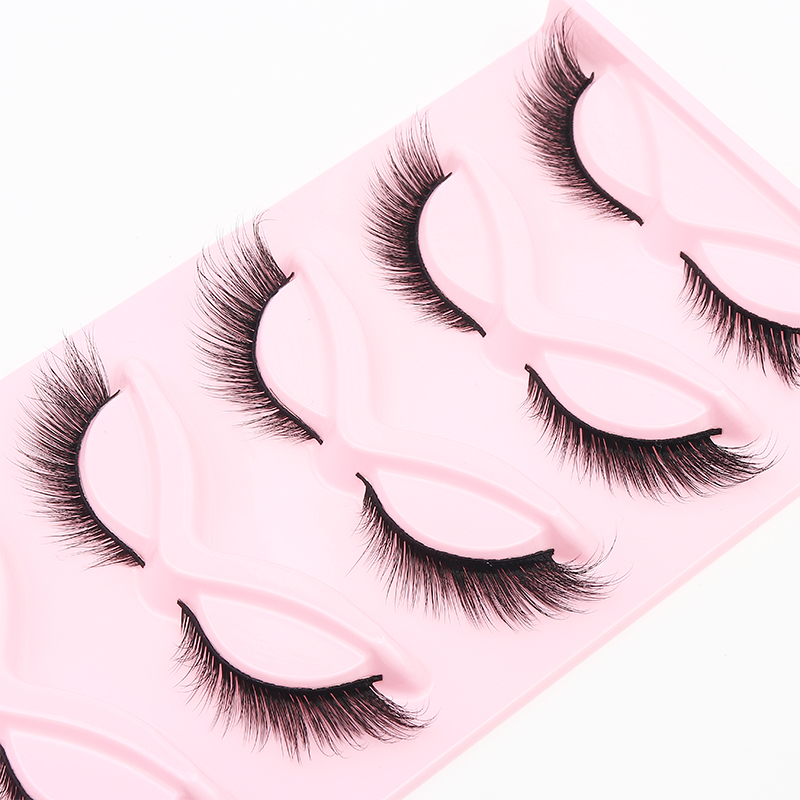 5 Pairs Fluffy False Eyealshes - огляд і ціна Eyelash Extension Fox Eye