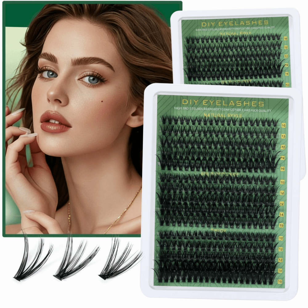 Natural Look False Eyelashes B - огляд і ціна Eyelash Extension Wispy Look