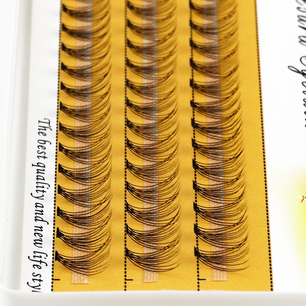 10D Faux Mink Eyelash Clusters - огляд і ціна Eyelash Extension Human Hair