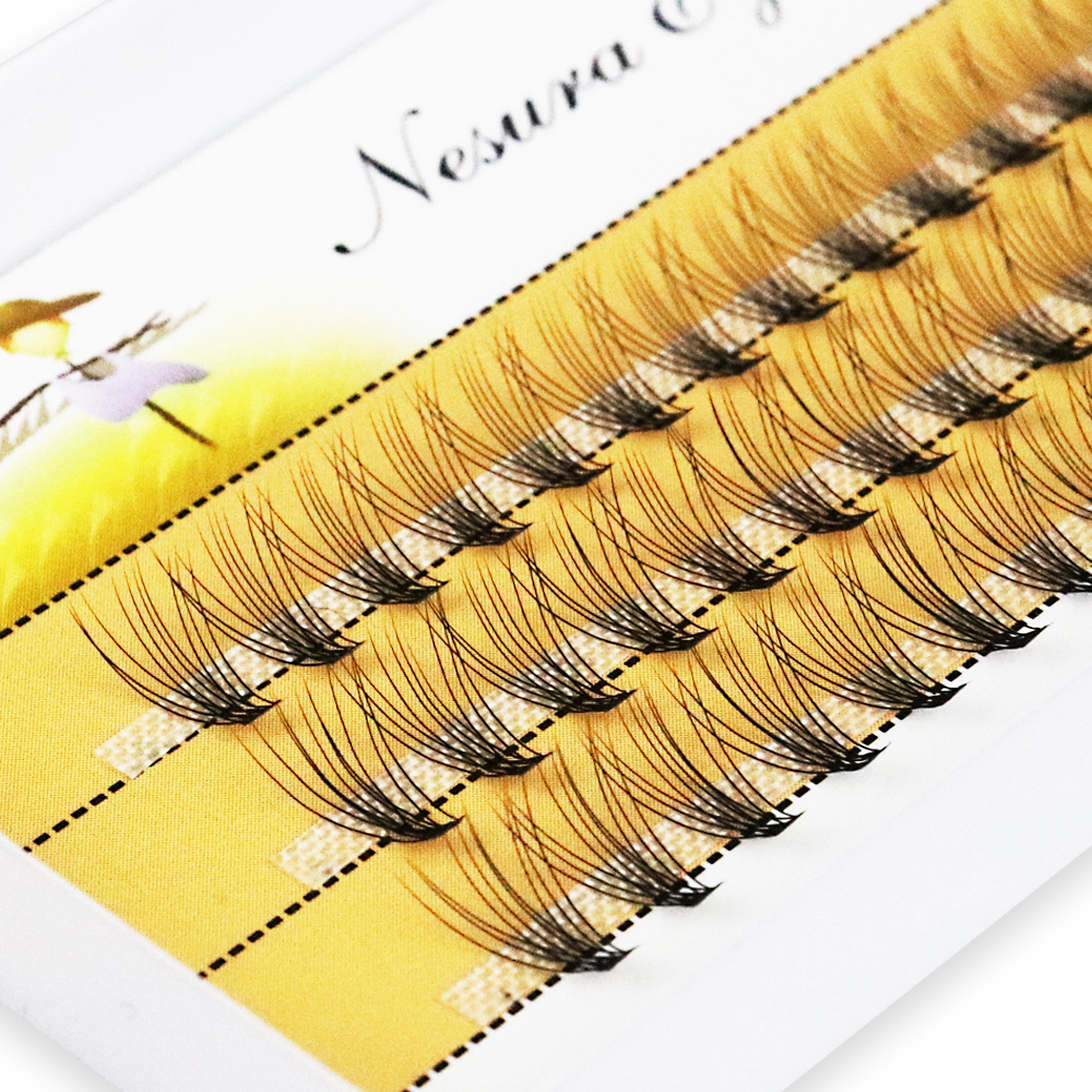 10D Faux Mink Eyelash Clusters - огляд і ціна Eyelash Extension Human Hair