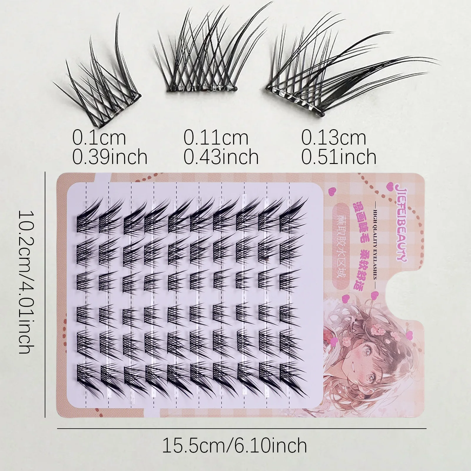 Fluffy Fox Eye Cluster Lashes  - огляд і ціна Eyelash Extension Fox Eye