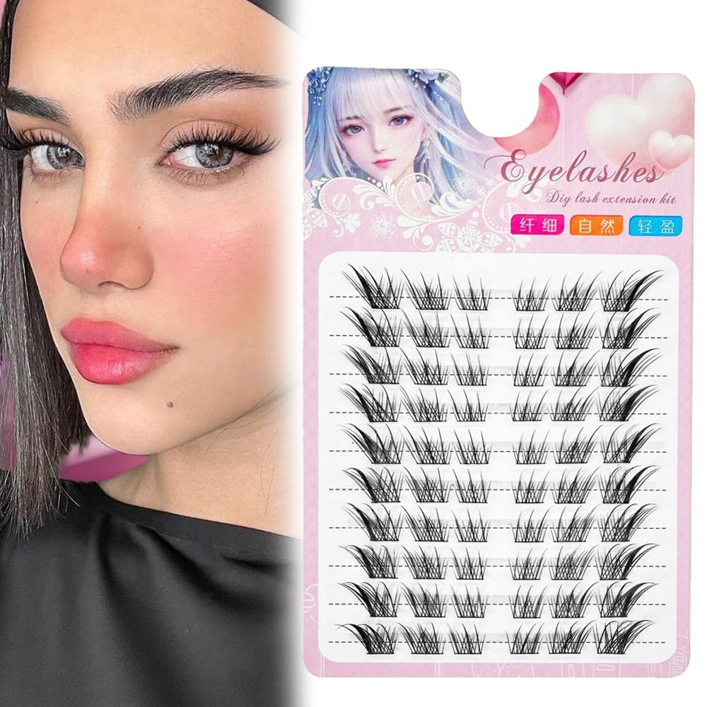 3D Cat Eye Clusters Lashes Man - огляд і ціна Eyelash Extension Fox Eye