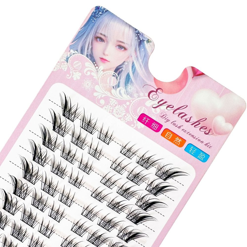 3D Cat Eye Clusters Lashes Man - огляд і ціна Eyelash Extension Fox Eye