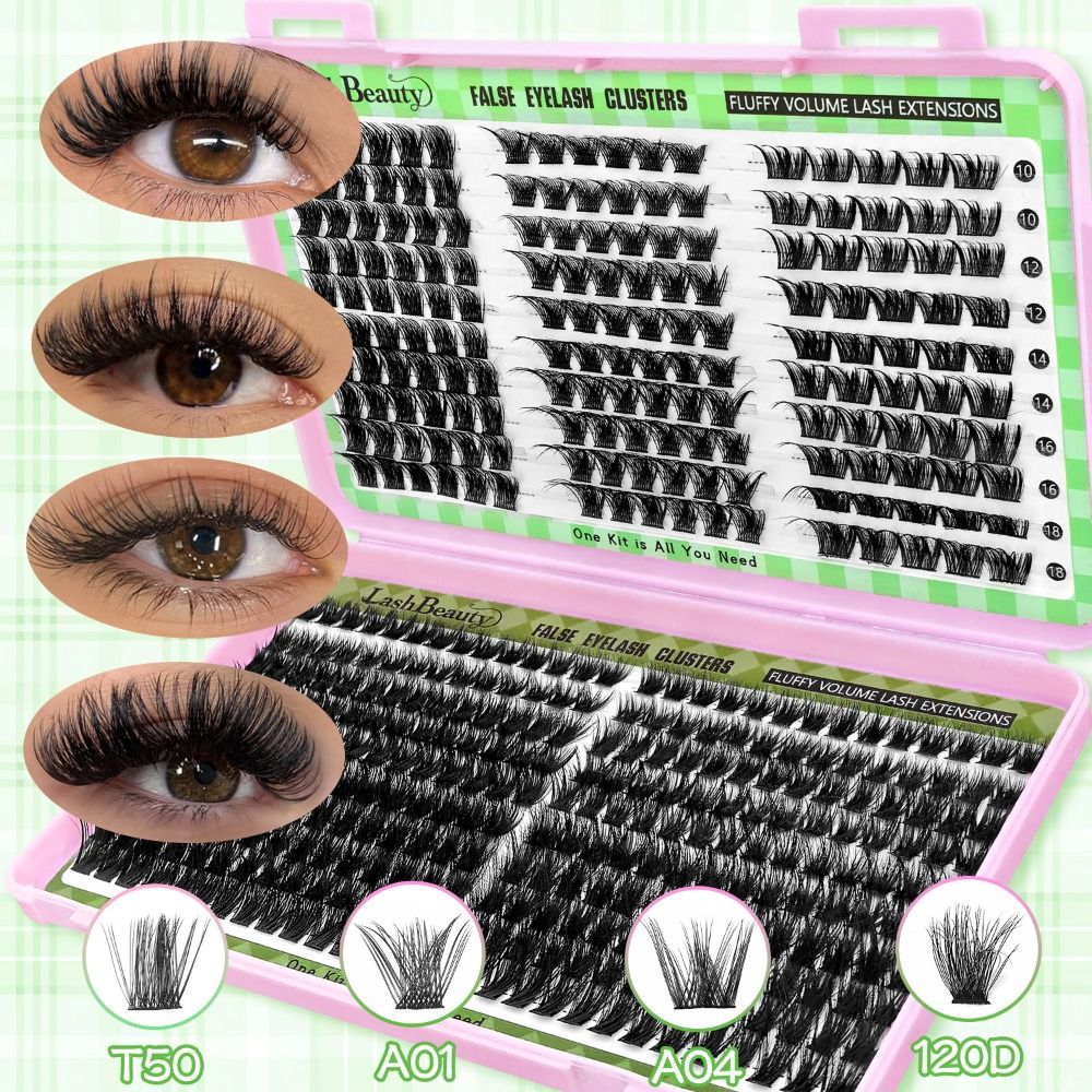 Natural Look False Eyelashes B - огляд і ціна Eyelash Extension Wispy Look