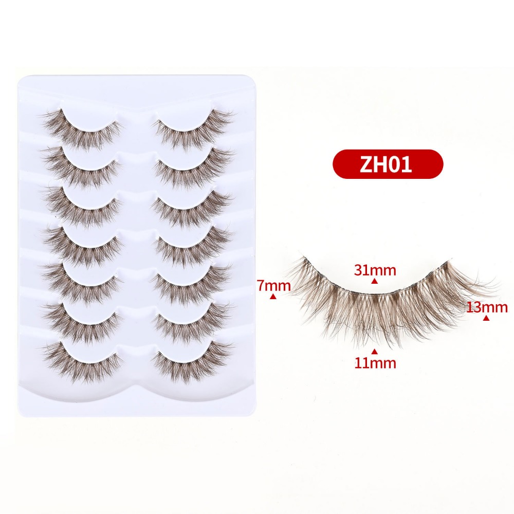7 Pairs Simulation Eye Eyelash - огляд і ціна Eyelash Extension Cat Eye Wispy