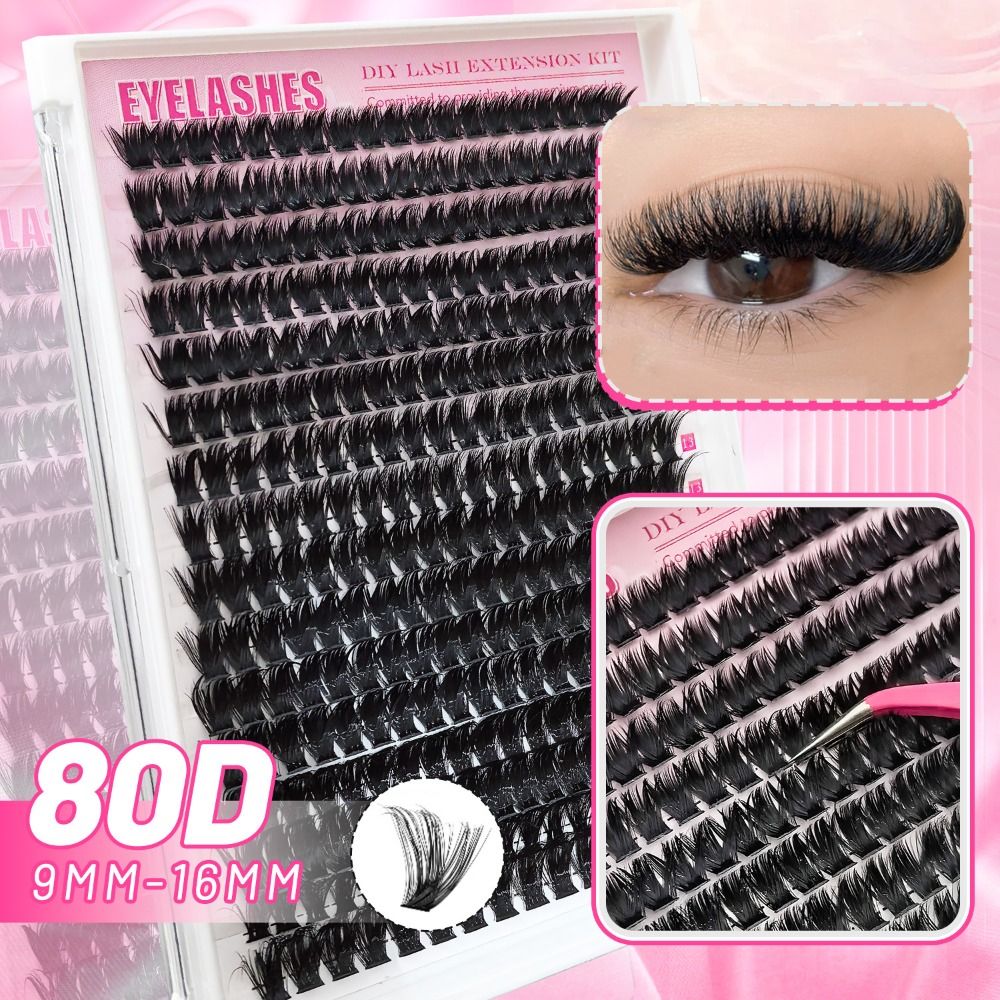 Natural Look False Eyelashes B - огляд і ціна Eyelash Extension Wispy Look