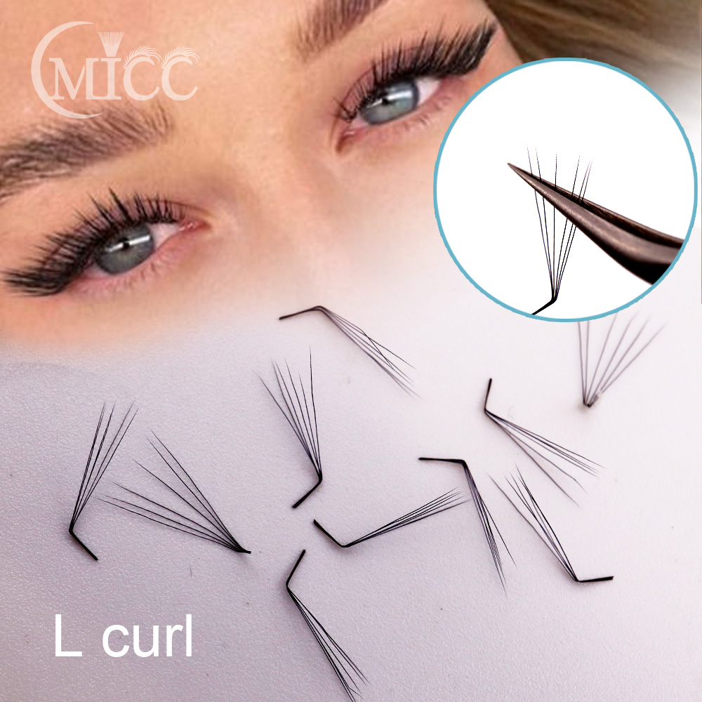 500 Fans 6D 6mm 10D M L Specia - огляд і ціна Eyelash Extension Fox Eye