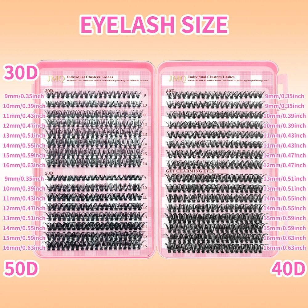 9-16mm Length False Eyelashes  - огляд і ціна Eyelash Extension Wispy Look