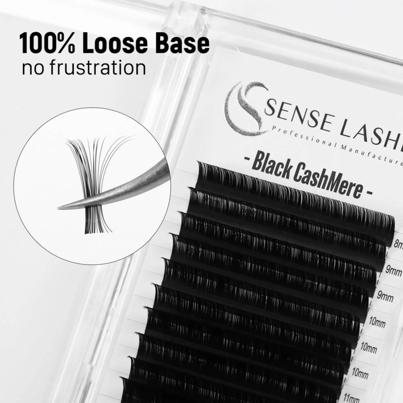 SENSE LASHES Black Cashmere Tr - огляд і ціна Eyelash Extension Human Hair