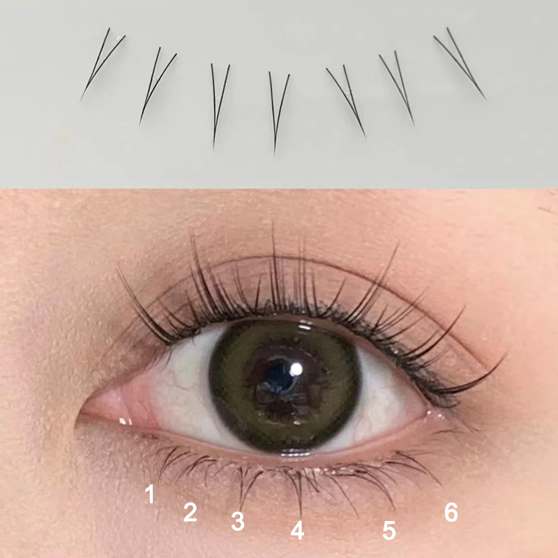 J Curl V Shape Under Eyelash C - огляд і ціна Eyelash Extension Fox Eye