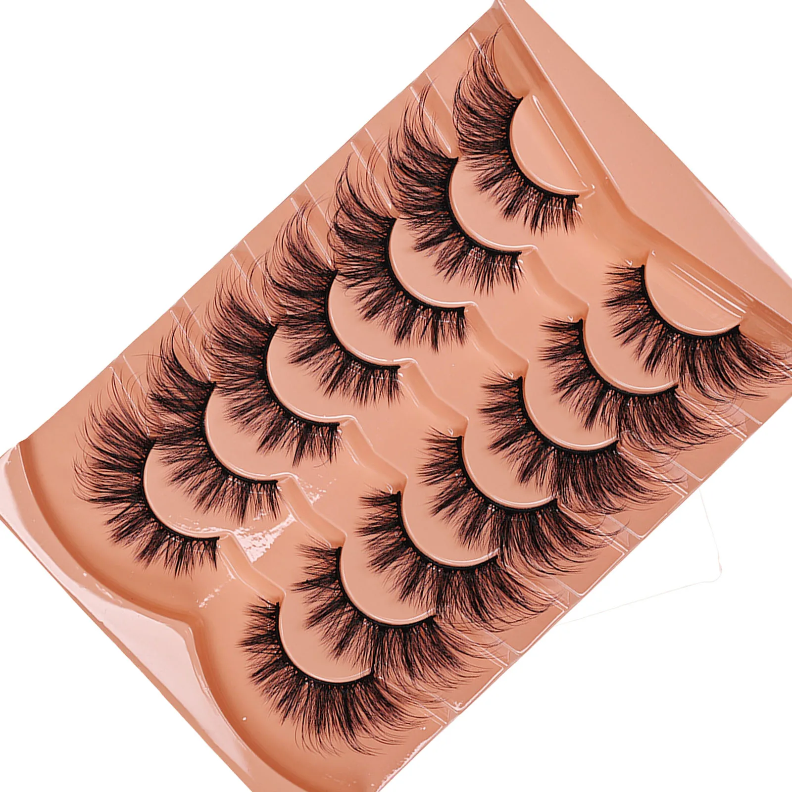 7 Pairs Cat Eye Eyelashes 3D N - огляд і ціна Eyelash Extension Cat Eye Wispy