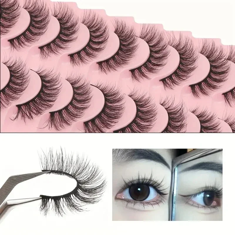 Natural Wispy Fluffy False Eye - огляд і ціна Eyelash Extension Cat Eye Wispy