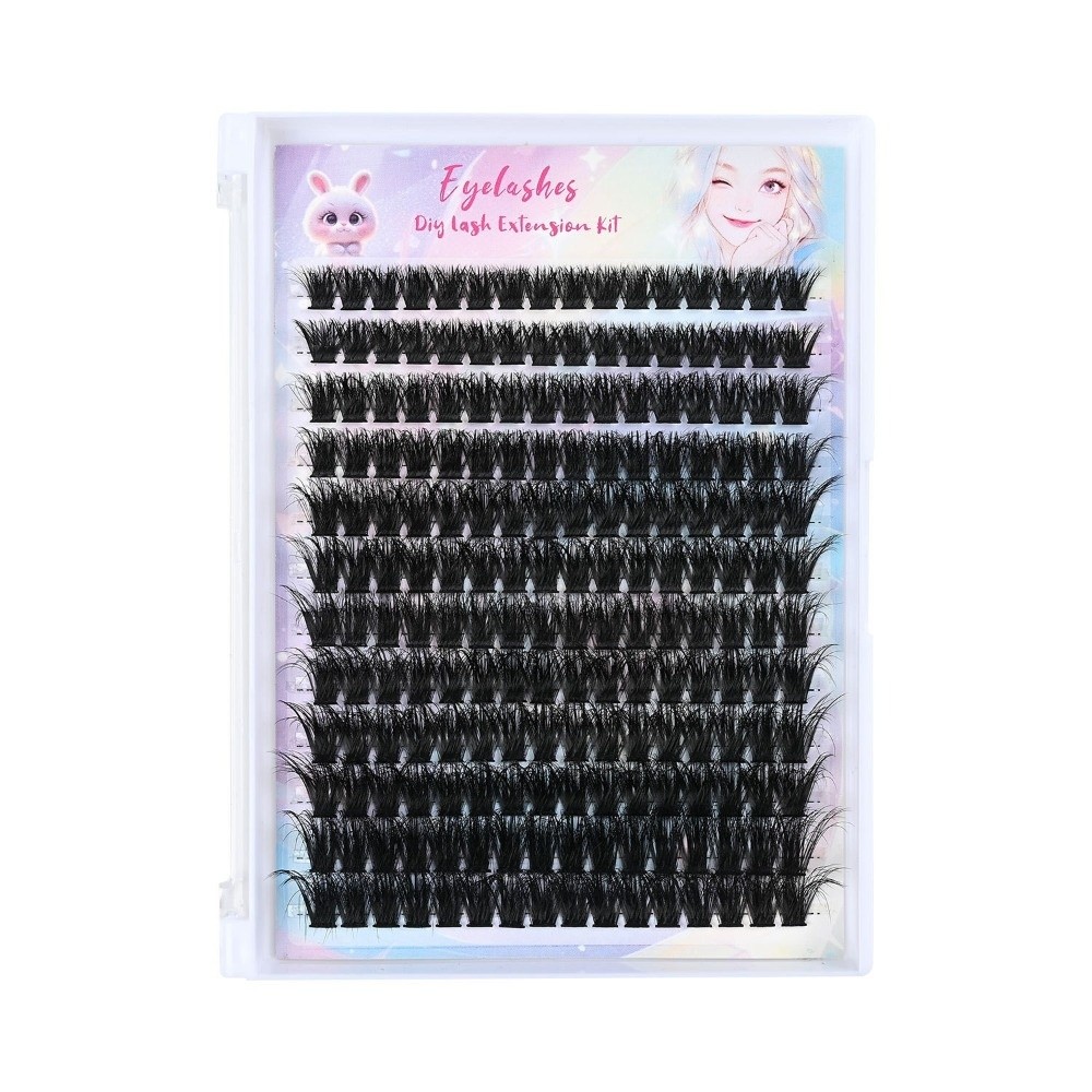 Natural Look False Eyelashes B - огляд і ціна Eyelash Extension Wispy Look