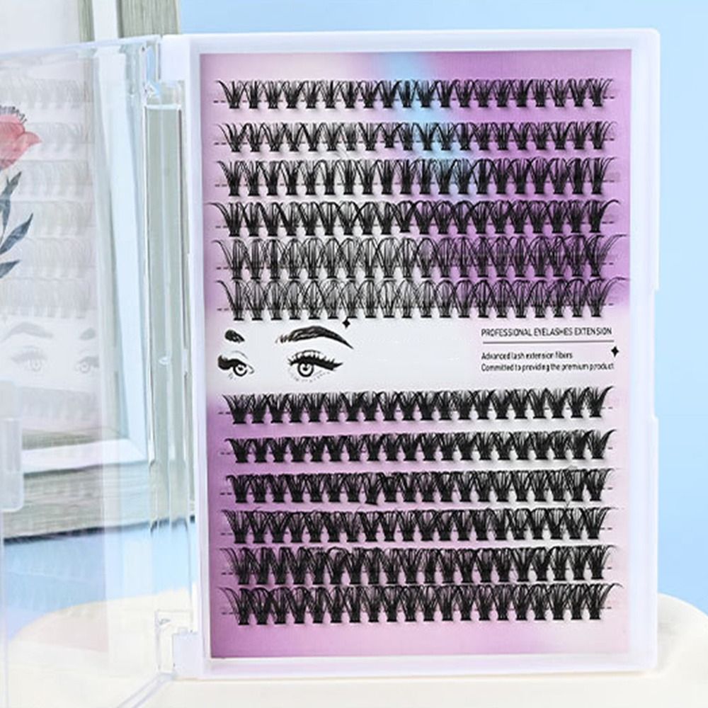 Natural Look False Eyelashes B - огляд і ціна Eyelash Extension Wispy Look
