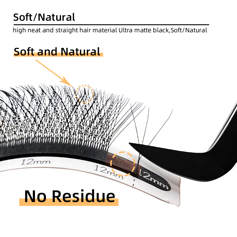 1Case 3D W Shape Lashes Premad - огляд і ціна Eyelash Extension Human Hair