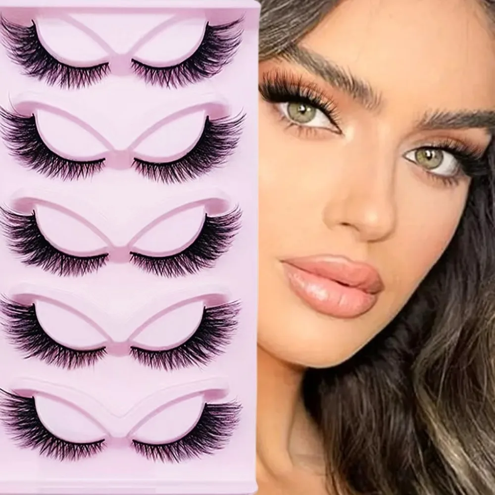 5 Pairs Cat Eye Lashes Wispy F - огляд і ціна Eyelash Extension Cat Eye Wispy