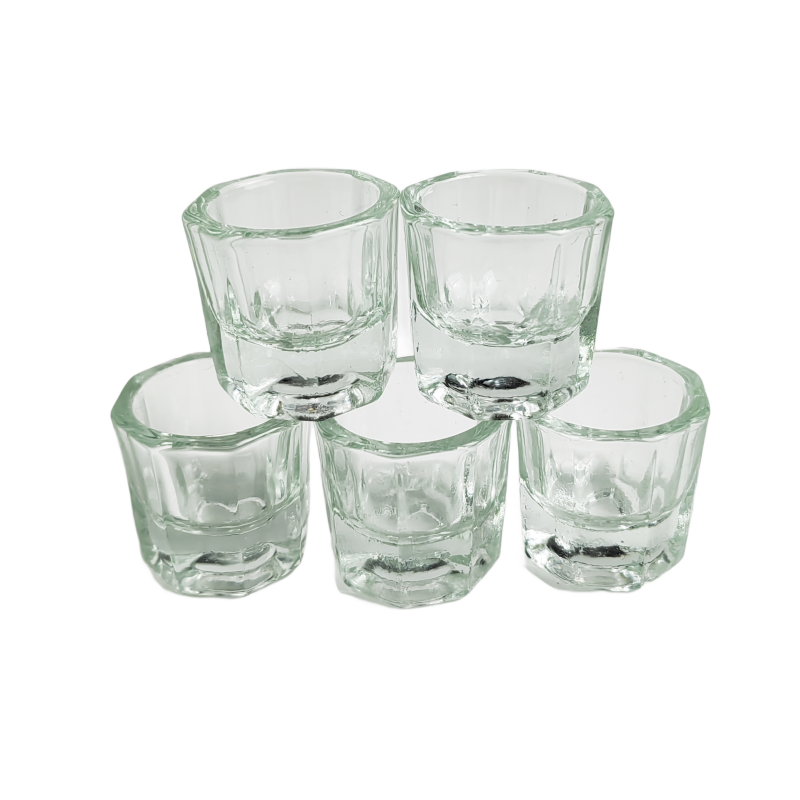 5pcs Glass Dappen Dish For Nai - огляд і ціна Eyelash Lift Or Extension
