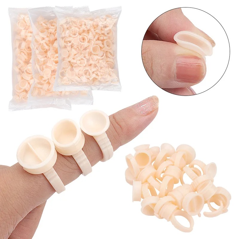 100pcs Disposable Silicone Tat - огляд і ціна Eyelash Extension Permanent