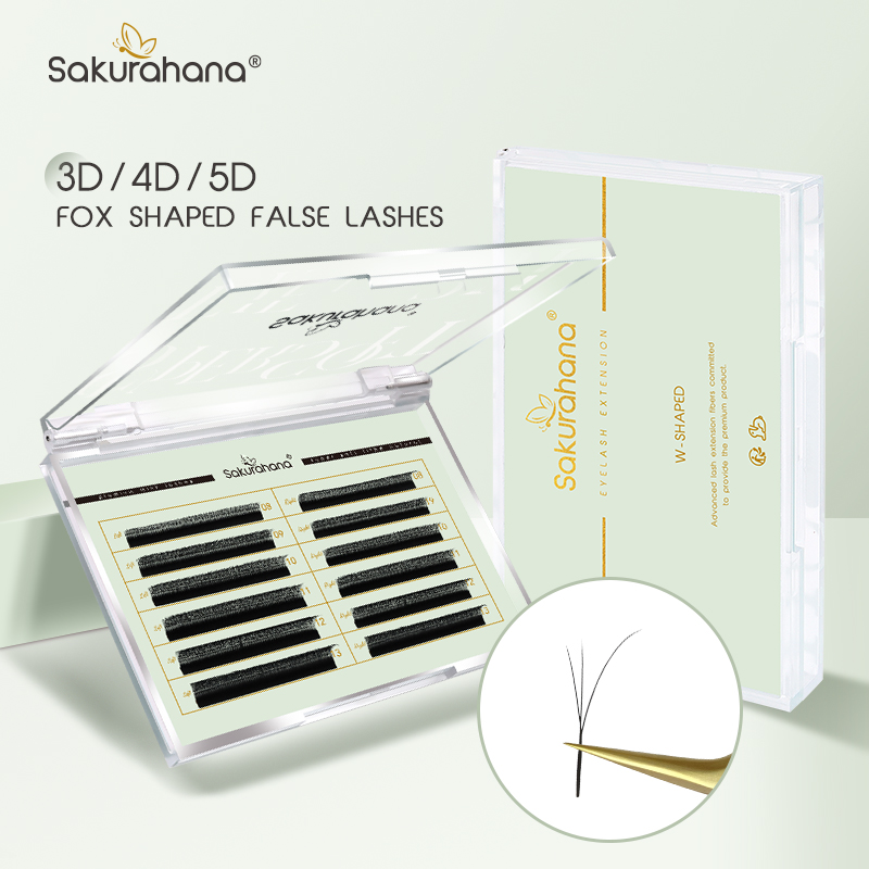 SAKURAHANA Fox 3D 4D 5D Shaped - огляд і ціна Eyelash Extension Fox Eye