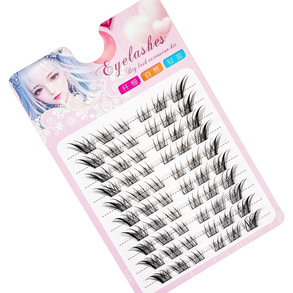 3D Cat Eye Clusters Lashes Nat - огляд і ціна Eyelash Extension Human Hair