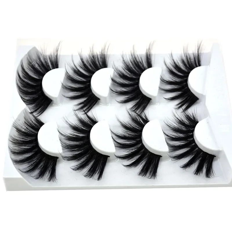 AMSDCN 4 pairs of natural mink - огляд і ціна Eyelash Extension Human Hair