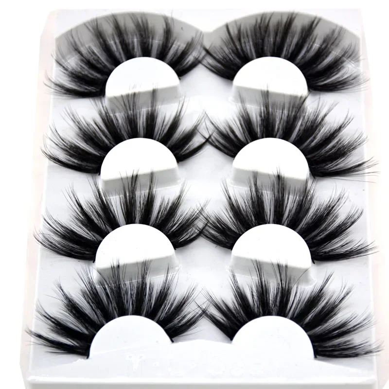 AMSDCN 4 pairs of natural mink - огляд і ціна Eyelash Extension Human Hair