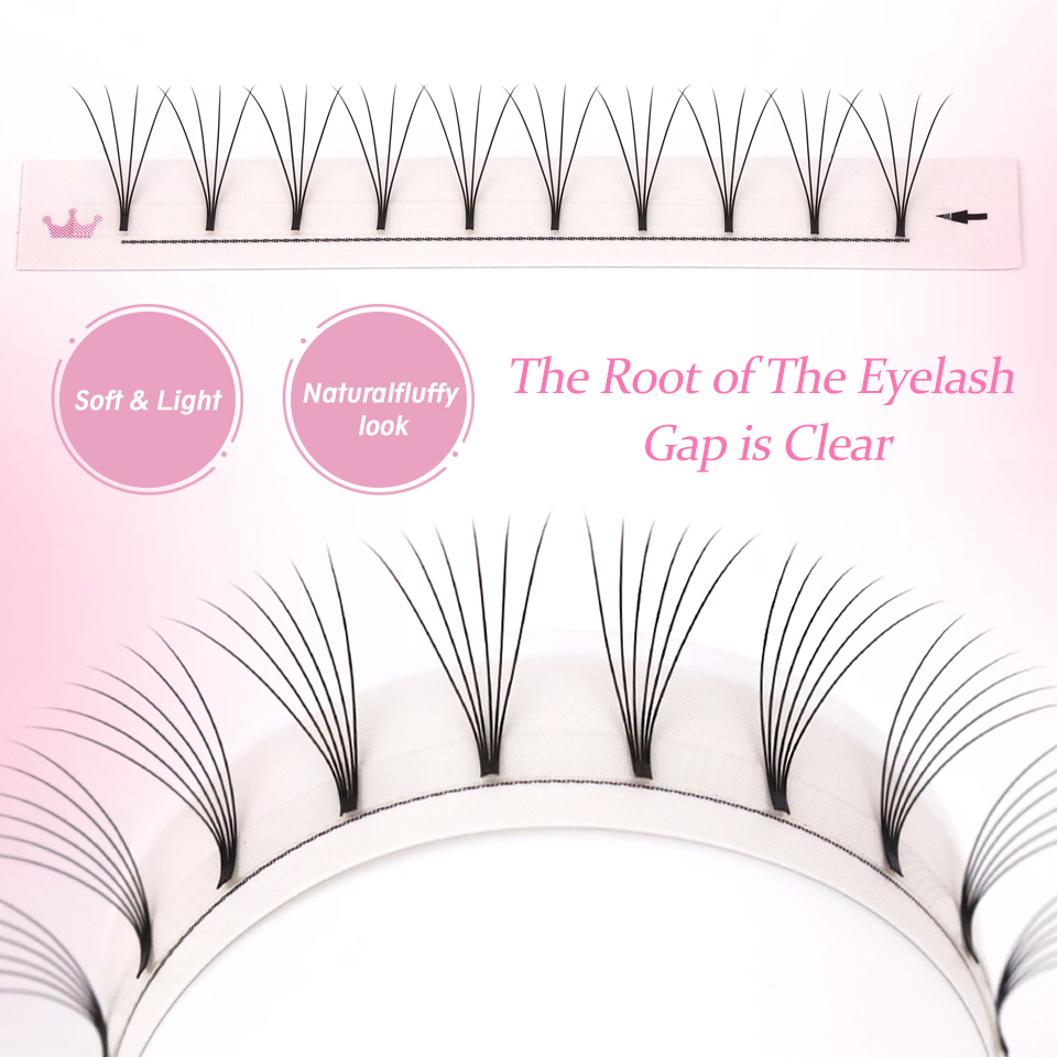 Rujade Premade Volume Fans Sho - огляд і ціна Eyelash Extension Human Hair