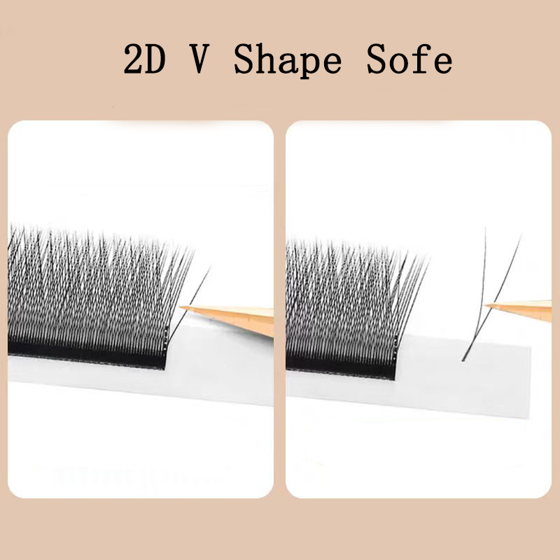 MARIA 2D Y Shape Eyelashes Han - огляд і ціна Eyelash Extension Human Hair