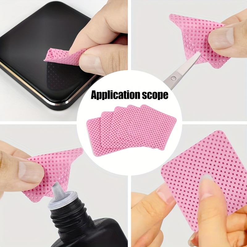 50/100/200pcs Lint-Free Nail W - огляд і ціна Eyelash Extension Remover Gel