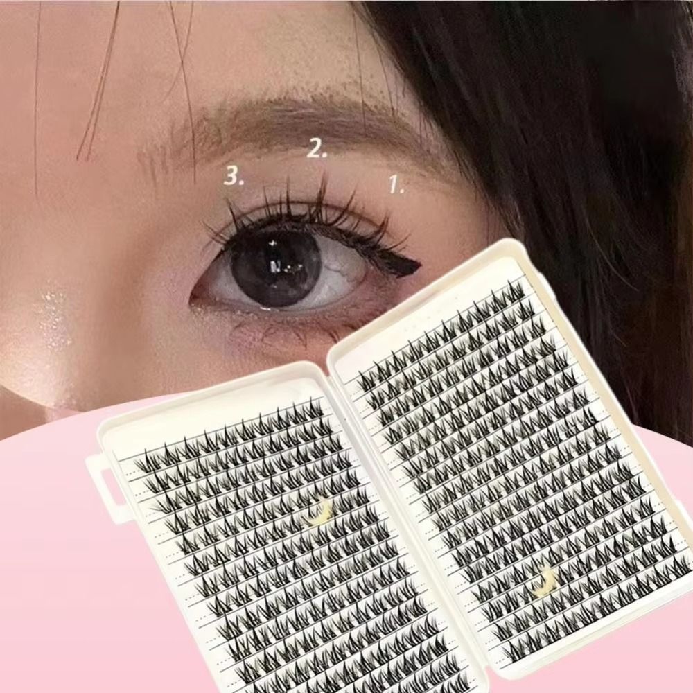 Natural Look False Eyelashes W - огляд і ціна Eyelash Extension Wispy Look